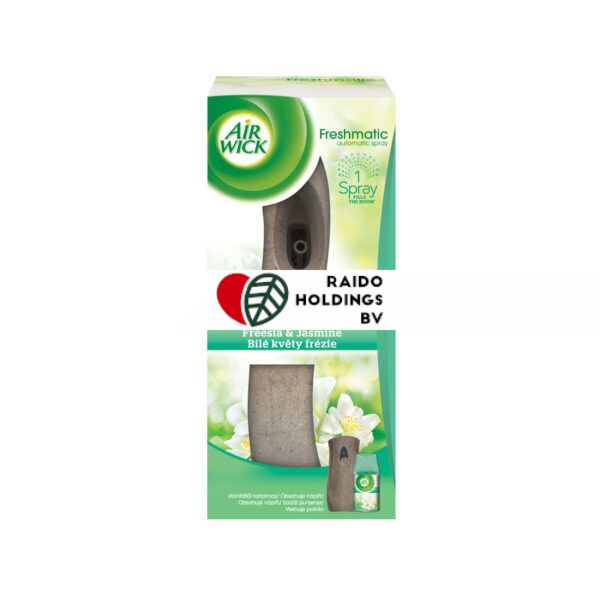 AIRWICK AIR FRESHENER FRESHMATIC COMPLETE DEVICE + REFILL WHITE FLOWER 250ML