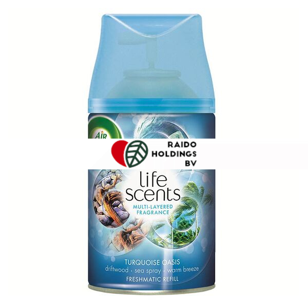 AIRWICK FRESHMATIC AUTOMATIC SPRAY LIFE SCENTS TURQUOIS 250ML REFILL