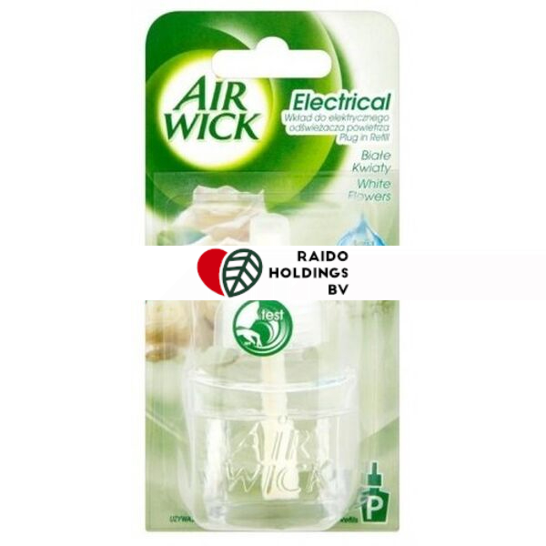 AIRWICK REZ. AP. ELECTRIC 19ML WHITE FLOWER