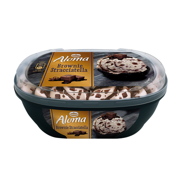 Aloma Ice Cream Brownie Stracciatella 900ml