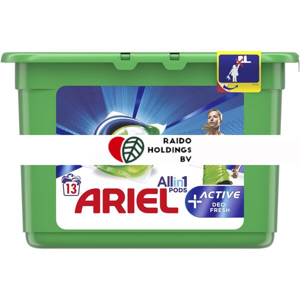 Ariel Detergent Pods Plus Active 13pcs