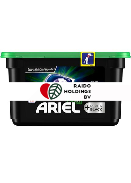 Ariel Pods Plus Black 12cts