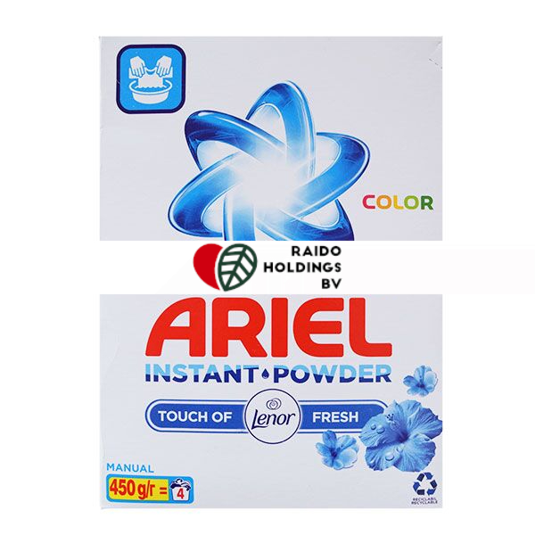 Ariel Washing Powder Hand Wash Touch Of Lenor 450g