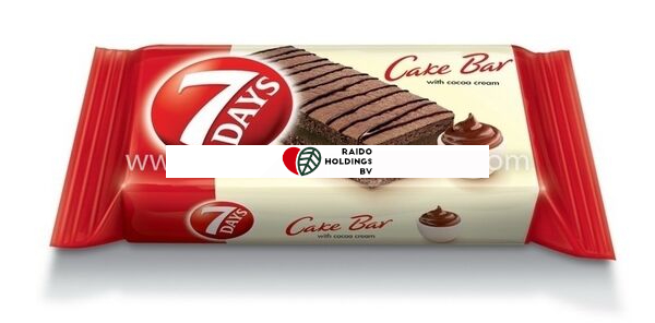 Cake Bar 7 Days Cocoa Decoration 30 g, 16pcs/disp