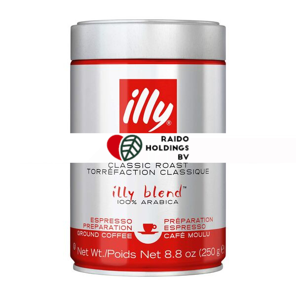 Illy Classico Filter Coffee Ground Coffee 250 g