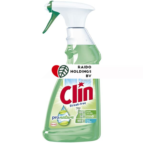 Clin Windows & Glass Cleaner Pro Nature Pomp 500ml
