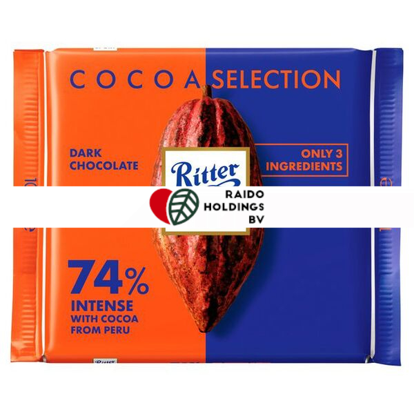 Ritter Sport Cocoa 74% Peru 100 g