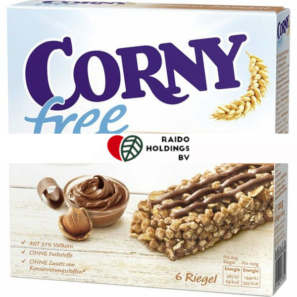 Corny Nuss Nougat Sugar Free 6x20 g