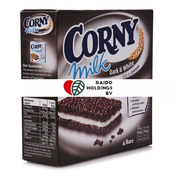Corny Sandwich Dark & White 4x30 g