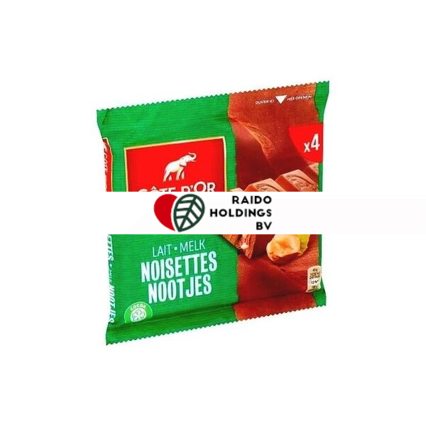 Côte d'Or Milk Hazelnut Bars 4 x 45 g