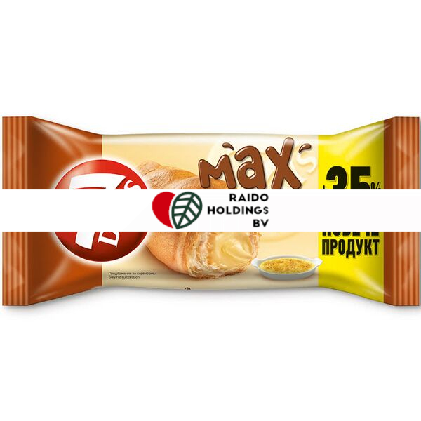 Croissant 7 Days Max Brule 80 g + 35% Gratis