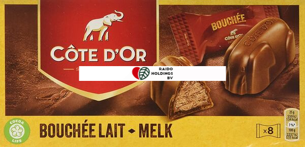 Côte d’Or Milk Bouchees 8 x 25g