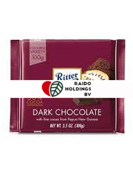 Ritter Sport Dark Chocolate 50% Cocoa 100 g