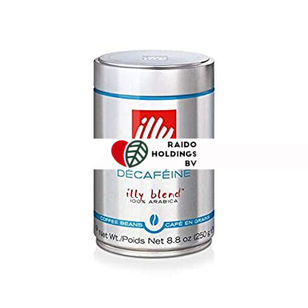 Illy Decaffeinated Whole Beans 250 g
