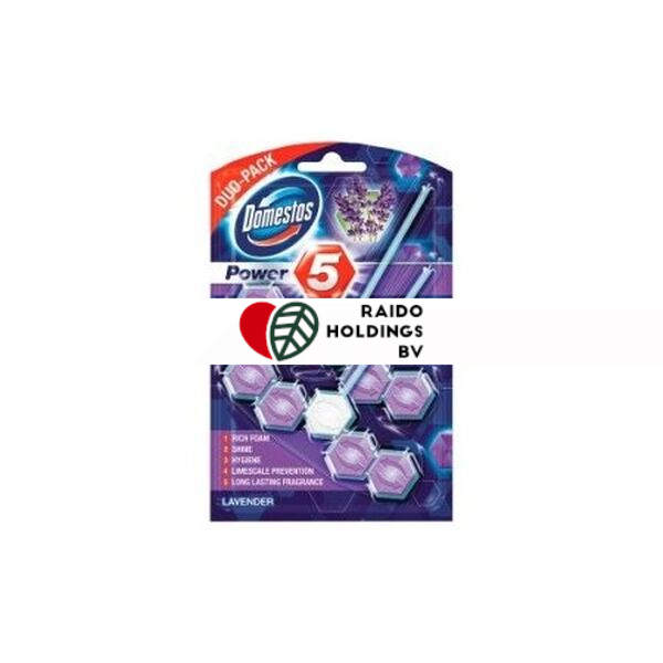 Domestos Power 5 Lavender 2X55g