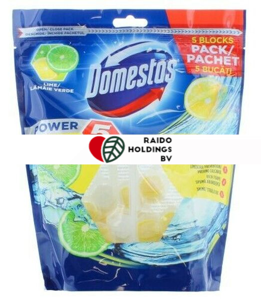 Domestos Power 5 Lime 5X55g