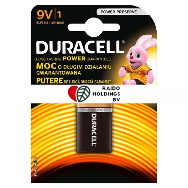 Duracell Battery Basic 9V
