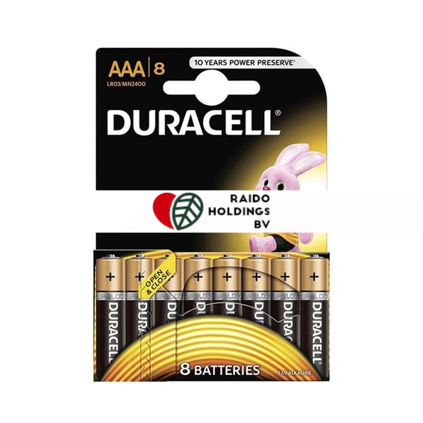 Duracell Battery Basic AAAK 8