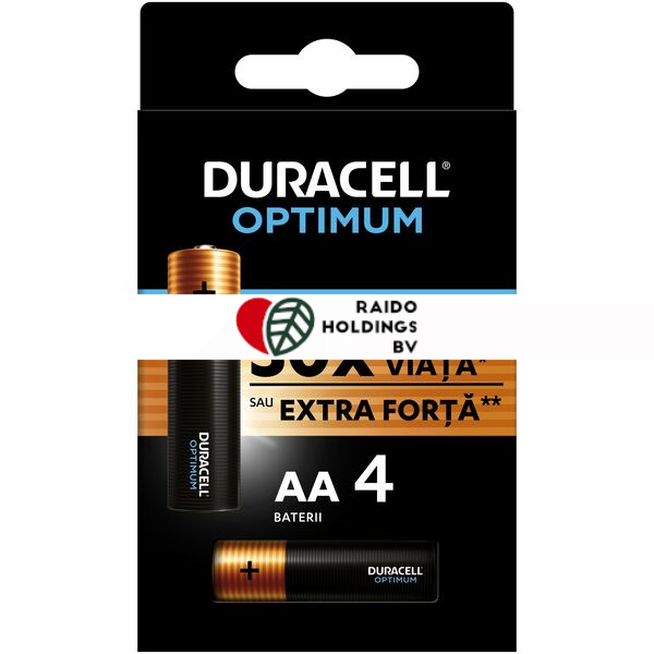 Duracell Battery Optimum AAK 4