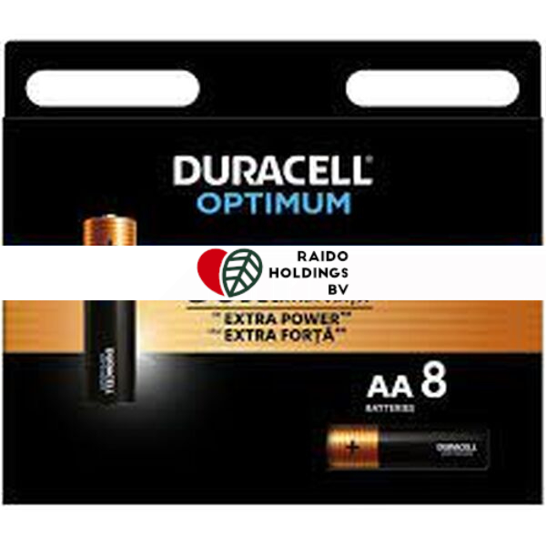 Duracell Battery Optimum AAK 8