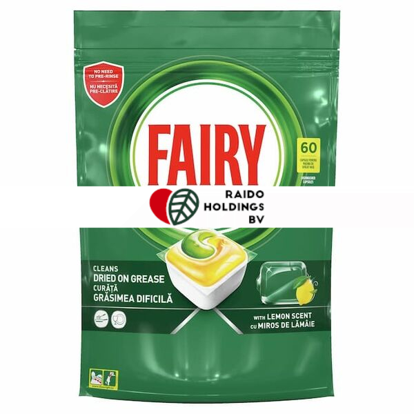 Fairy Tab Aio Yellow 60pcs