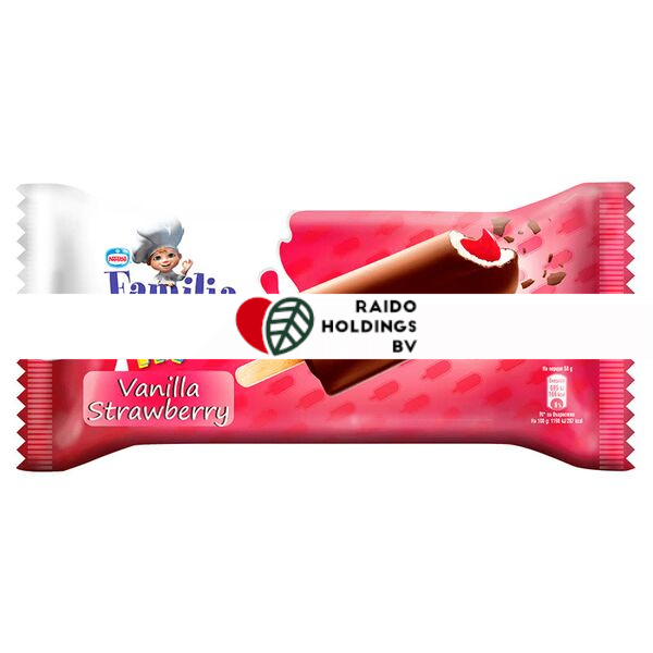 FAMILIA Ice Cream HIT Vanilla Strawberry Syrup 58g
