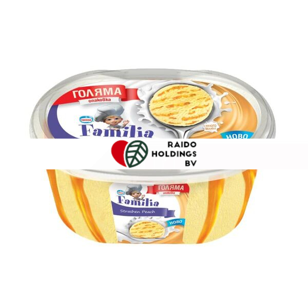 FAMILIA Ice Cream Strashen Peach 505g