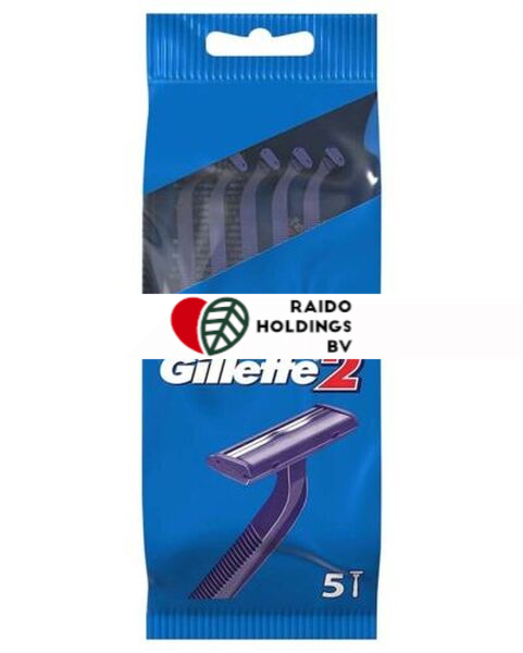 Gillette 2 Disposible Razors Pack 5pcs
