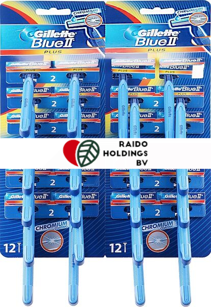 Gillette Blue II Plus Razor 24pcs