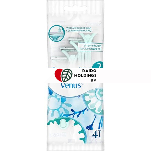 Gillette Venus Disposable Razorse Aloe 4pcs