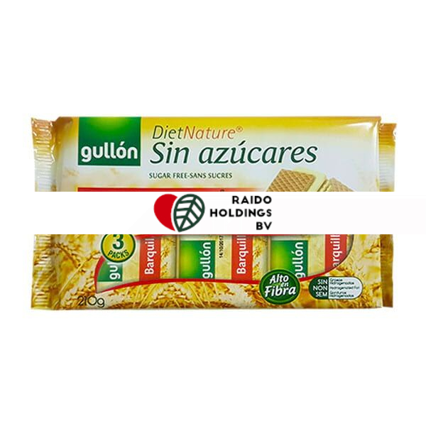 Gullon Barquillo Vainilla D.N. P-3 210 g