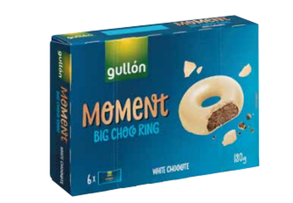 Gullon Big Choco Ring Blanco Caja 180 g