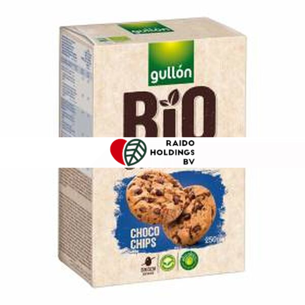 Gullon Choco Chips BIO Caja 250 g