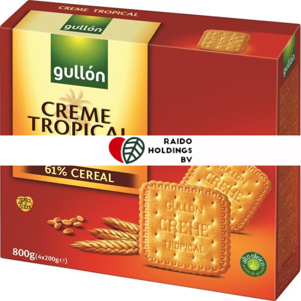 Gullon Creme Tropical Caja 800g