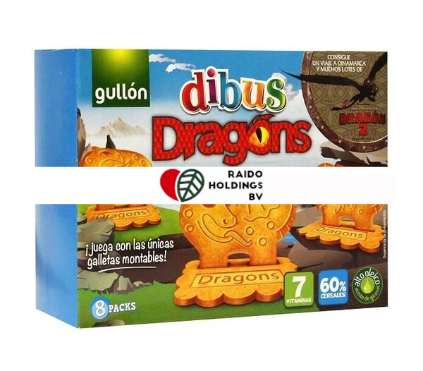 Gullon Dibus Dragons Caja 300 g
