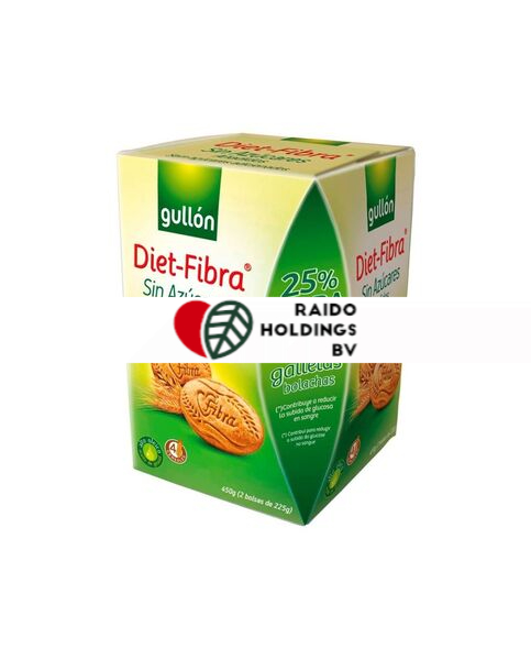 Gullon Diet Fibra sin Azúcares Caja 450 g