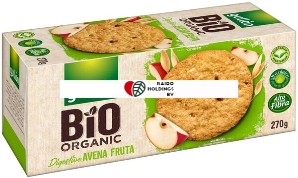 Gullon Digestive Avena Fruta BIO Caja 270 g