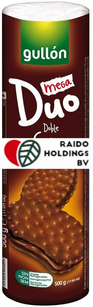 Gullon Mega Duo Doble Cacao Paquete 500 g