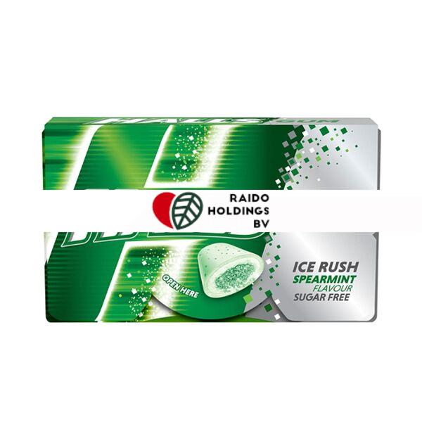 Halls Gum Spearmint 18 g x 16