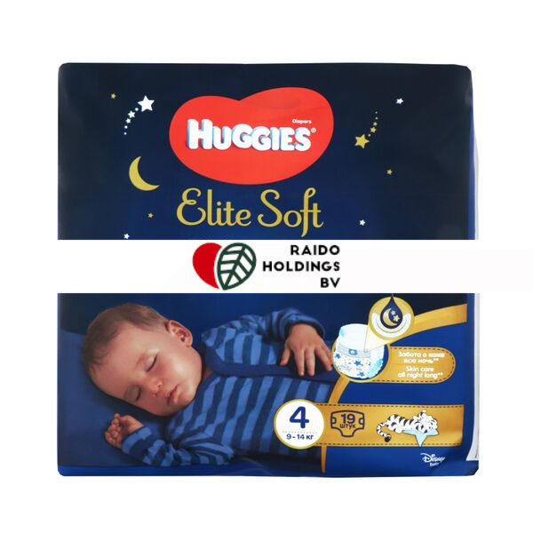 Huggies Diapers Elite Soft Overnights Pants Size 4 4-19 kg 19pcs