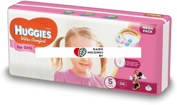 Huggies Diapers Ultra Comfort Mega Size 5 12-22 kg 56pcs