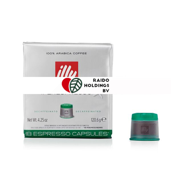 Illy Filter Coffee Green - Decaffeinato x 18 capsules