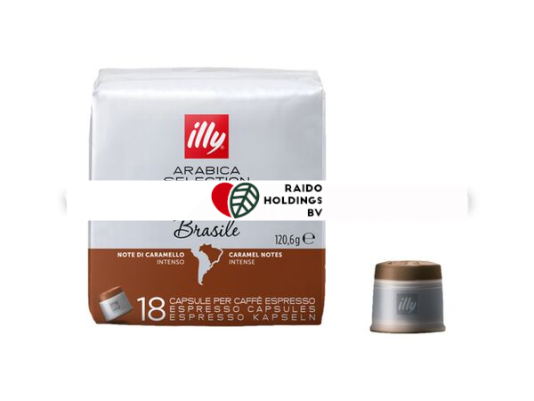 Illy Filter Coffee Monorabica Brazil  x 18 capsules