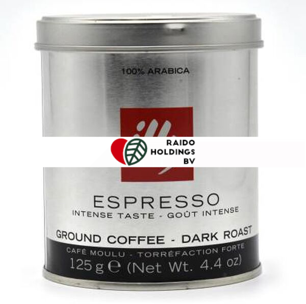 Illy Ground Coffee Bold 125 g TIN
