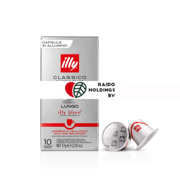 Illy Nespresso Compatible Classico Lungo capsules