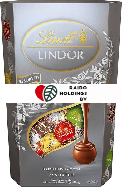 Lindor Silver Assorted Cornet 600G