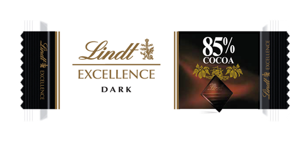 LINDT EXCELLENCE 85% CACAO 2X 24X 35G