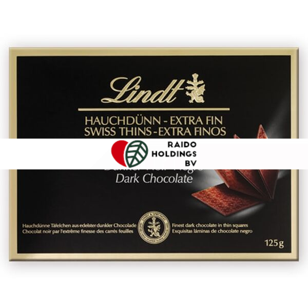 Lindt thins Dark Chocolate 125 g