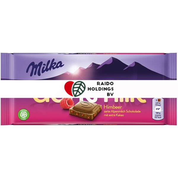 Milka Dark Milk Raspberry 85 g