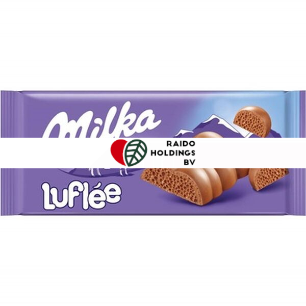 Milka Luflee Alpine Milk Chocolate 100 g